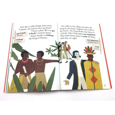 Czytam po angielsku. The Adventures of James Cook/Przygody Kapitana Cooka
