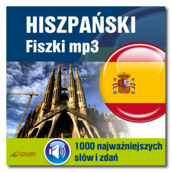 Hiszpański Fiszki mp3 1000 najważniejszych słów i zdań  (produkt wirtualny)