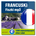 Francuski Fiszki mp3 1000 najważniejszych słów i zdań   (produkt wirtualny)
