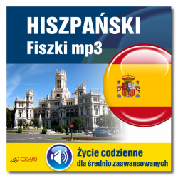 Hiszpański fiszki mp3 dla średnio zaawansowanych Życie codzienne (produkt wirtualny)