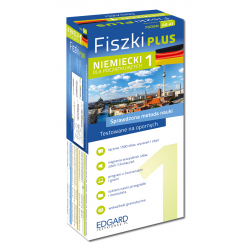 Niemiecki Fiszki PLUS dla początkujących 1 (600 fiszek + program i nagrania do pobrania + kolorowe przegródki)