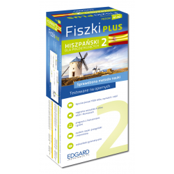 Hiszpański Fiszki PLUS dla początkujących 2 (600 fiszek + program i nagrania do pobrania + kolorowe przegródki)