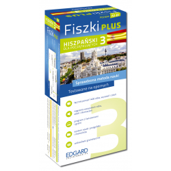 Hiszpański Fiszki PLUS dla początkujących 3  (600 fiszek + program i nagrania do pobrania)
