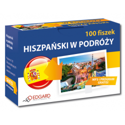 Hiszpański 100 fiszek W podróży  (100 fiszek + program i nagrania)