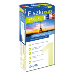 Francuski Fiszki PLUS dla początkujących 1 (600 fiszek + program i nagrania do pobrania + kolorowe przegródki)