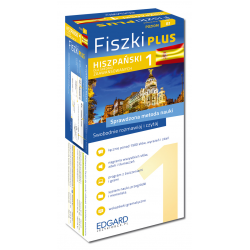 Hiszpański Fiszki PLUS dla średnio zaawansowanych 1 (600 fiszek + program i nagrania do pobrania + kolorowe przegródki)