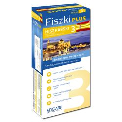 Hiszpański Fiszki PLUS dla średnio zaawansowanych 3 (600 fiszek + program i nagrania do pobrania + kolorowe przegródki)