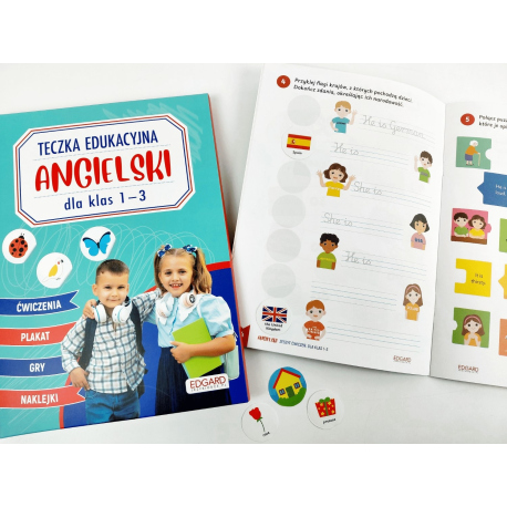 Angielski. Teczka edukacyjna. Dla klas 1-3