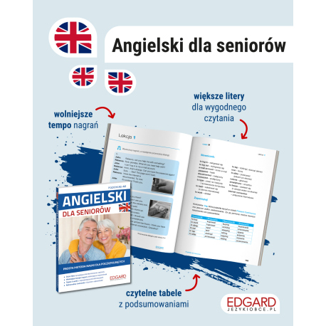 Angielski dla seniorów - poziom A1-A2 | EDGARD