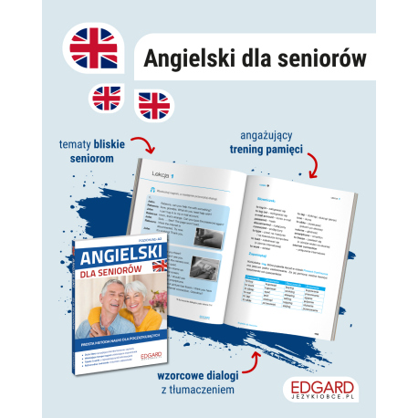 Angielski dla seniorów - poziom A1-A2 | EDGARD