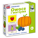 Angielski. Owoce i warzywa. Karty obrazkowe